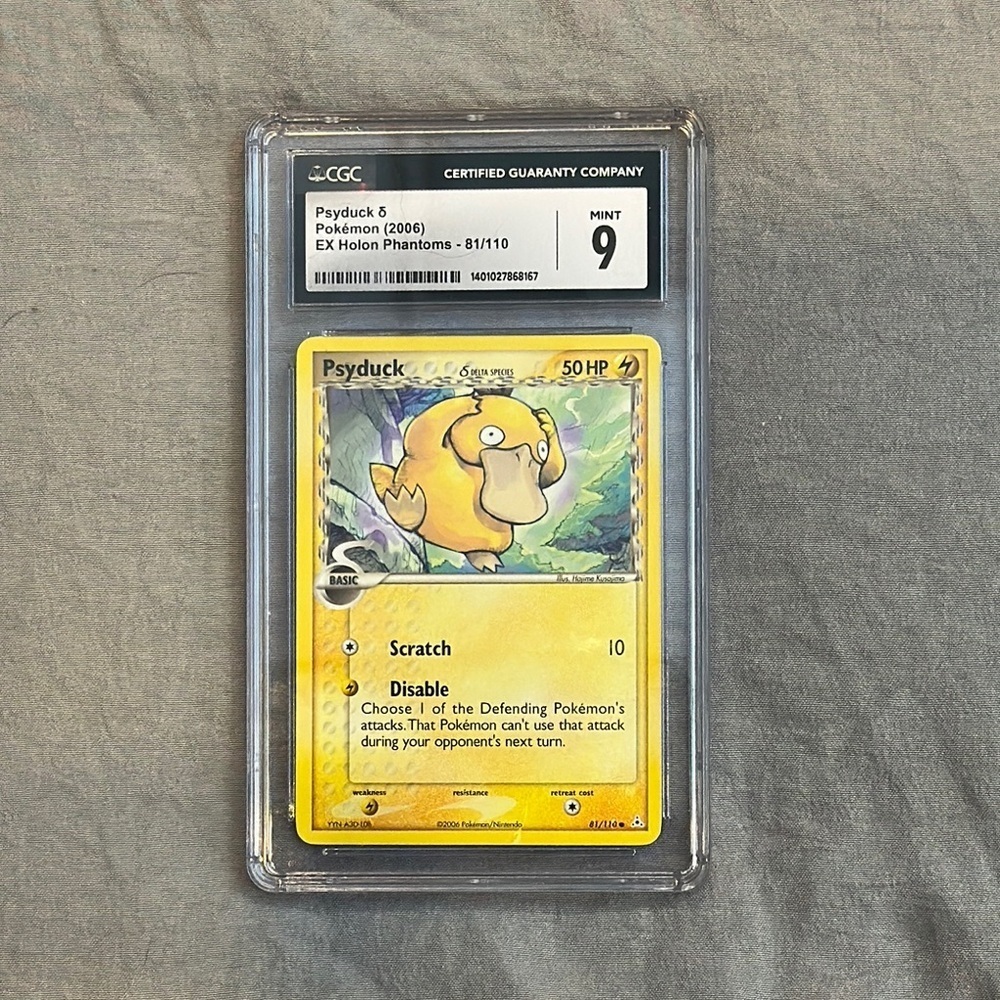 Pokemon Yellow Psyduck CGC Graded Card